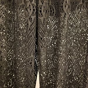 Black See Through Pants (Size: XS)